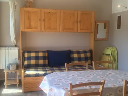 Studio cabine 33m² pieds des pistes, Animaux admis, Balcon sud - Photo 2