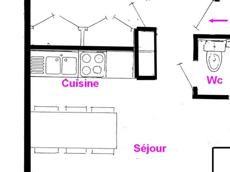 Appartement 1 étoile aux Saisies, 4 pers, vue pistes - Photo 3