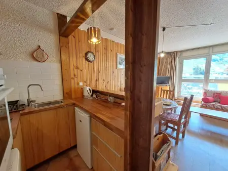 Studio 4 pers, centre station Les Deux Alpes, animaux admis - Photo 4