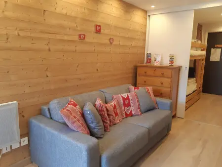 Studio rénové aux Deux Alpes, animaux acceptés - Photo 5