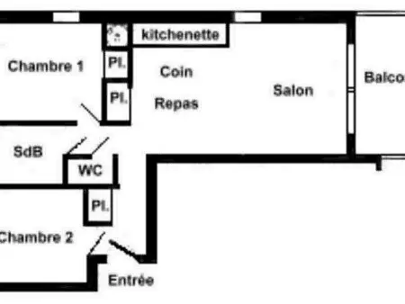 Charmant T3 avec garage et animaux acceptés, Appartement 6 personnes à Villard sur Doron - Photo 3