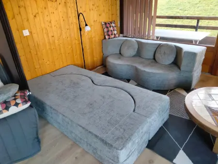 Bel appart refait 2 pièces, skis aux pieds, WIFI, parking - Photo 3