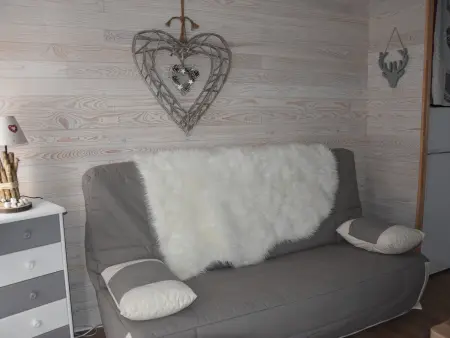 Joli studio proche centre, 4 pers, balcon, Appartement 4 personnes à Pralognan la Vanoise - Photo 5