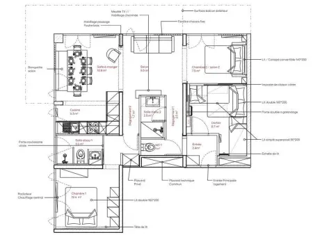Appartement rénové avec balcon et Wifi à Plagne Centre - Photo 14