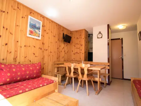 Appartement chaleureux à 300m des pistes, 5 personnes, balcon, draps, parking - Photo 1