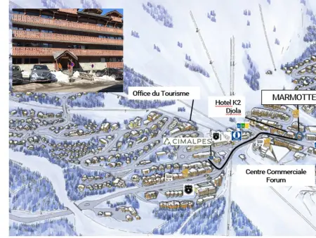 Magnifique appartement contemporain à Courchevel 1850, 3 chambres, sauna, parking - Photo 18