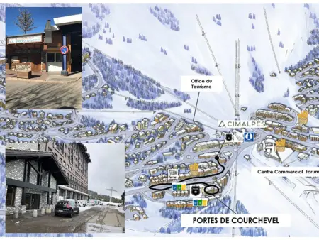 Courchevel 1850 : 4-5 pers, centre, confort, Appartement 5 personnes à Courchevel 1850 - Photo 14