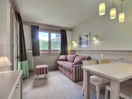 Studio cabine ensoleillé pour 4 pers, proche pistes - Photo 1