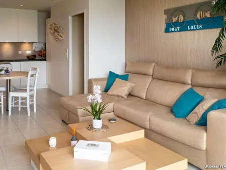 Port-Louis: Appartement T2 avec Terrasse, Parking et Wifi - Photo 3