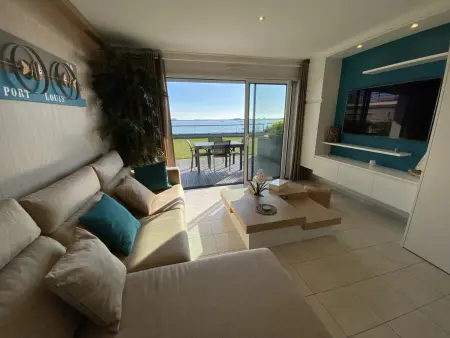 Port-Louis: Appartement T2 avec Terrasse, Parking et Wifi - Photo 16