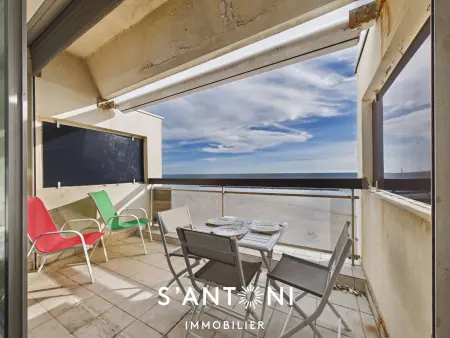 Studio lumineux face à la mer pour 3 personnes avec 2 terrasses - Grau d'Agde - Photo 2