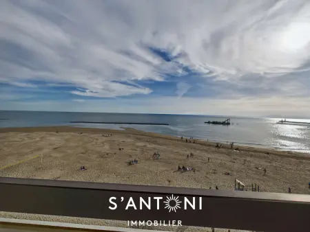 Studio lumineux face à la mer pour 3 personnes avec 2 terrasses - Grau d'Agde - Photo 12