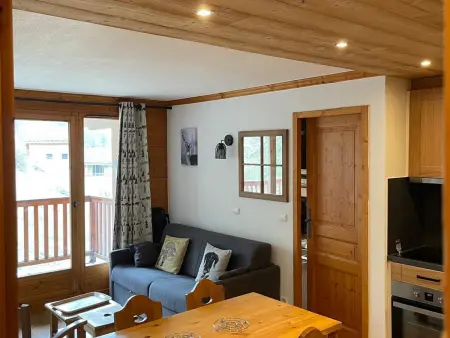 Confortable 3 pièces 6 pers, sud-ouest, Wifi, Appartement 6 personnes à Valloire - Photo 1
