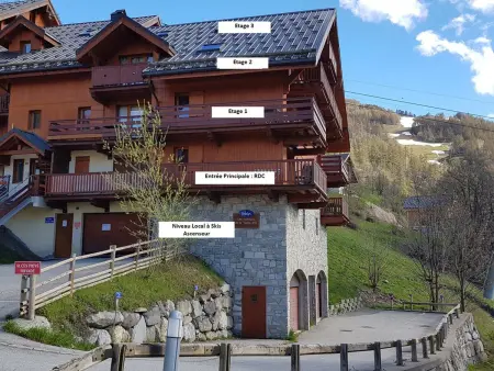 Confortable 3 pièces 6 pers, sud-ouest, Wifi, Appartement 6 personnes à Valloire - Photo 14