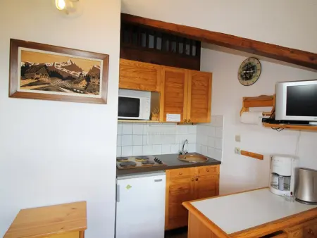 Studio mezzanine cabine - 5 pers, à 400m des pistes avec parking, animaux admis - Photo 3
