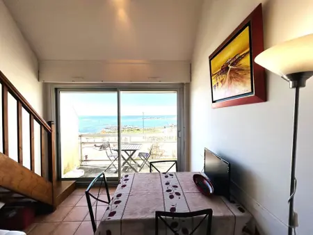 Appartement cosy 4 pers, vue mer, à 50m de la plage - Photo 10