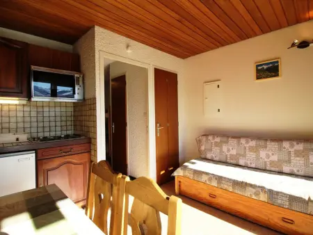 Studio cabine au pied des pistes avec balcon et parking gratuit, proche commerces - Auris en Oisans - Photo 2
