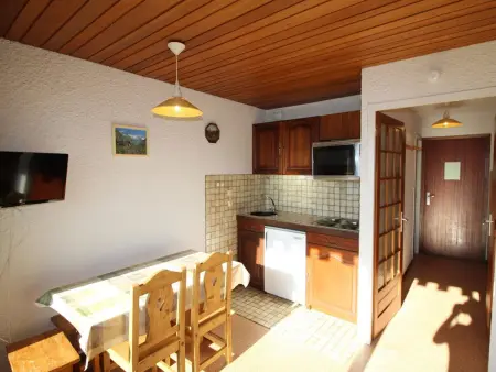 Studio cabine au pied des pistes avec balcon et parking gratuit, proche commerces - Auris en Oisans - Photo 4