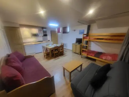 Studio cosy 4 pers. front de neige avec WiFi à Montgenèvre - Photo 1
