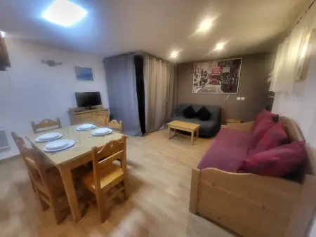 Studio cosy 4 pers. front de neige avec WiFi à Montgenèvre - Photo 2
