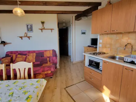 Studio pour 2 avec balcon sud, proche station, Appartement 2 personnes à Saint Michel de Chaillol - Photo 3