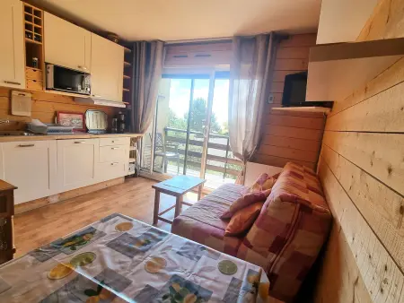 Studio 4/6 pers., Chaillol 1600, proche ski/rando, balcon S/O, TV, lave-vaisselle, animaux ok. - Photo 10