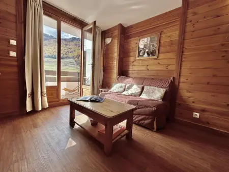 Studio lumineux 4 pers., balcon sud, pieds des pistes - Serre Chevalier - Photo 1