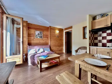 Studio lumineux 4 pers., balcon sud, pieds des pistes - Serre Chevalier - Photo 5