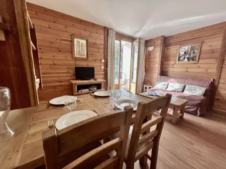 Studio lumineux 4 pers., balcon sud, pieds des pistes - Serre Chevalier - Photo 6