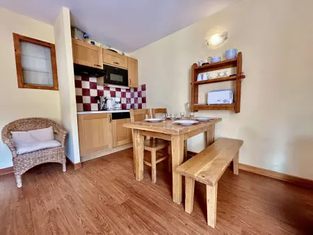 Studio lumineux 4 pers., balcon sud, pieds des pistes - Serre Chevalier - Photo 7
