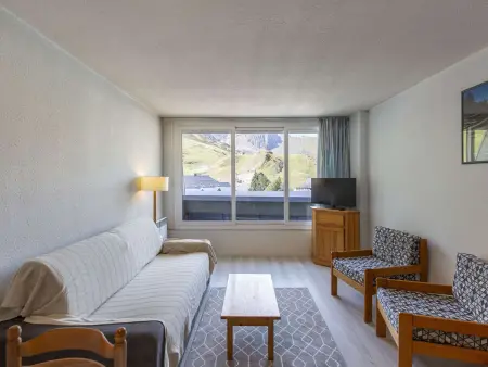 Studio cabine pour 5 personnes avec balcon à La Mongie - Animaux admis - Photo 1
