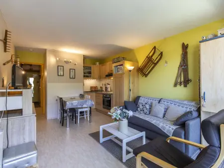 Studio cabine 6 personnes proche pistes, vue montagne - Photo 5