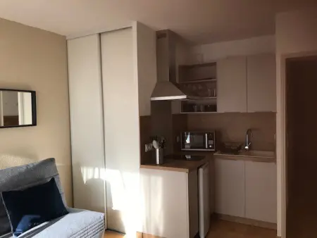 Studio cabine 4 personnes avec balcon - La Mongie, près des pistes - Photo 1