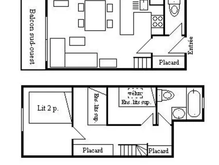 Appartement 3 pièces, 6 pers, proche pistes, parking - Photo 20