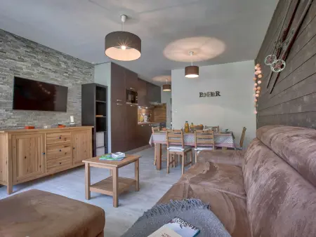 Appartement rénové 6 pers avec balcon sud et vue pistes à Gourette - Photo 8
