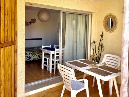 Studio cabine avec terrasse, 4 couchages, parking privé - Marseillan - Photo 4