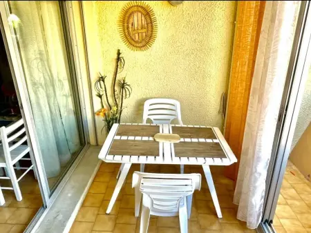 Studio cabine avec terrasse, 4 couchages, parking privé - Marseillan - Photo 5