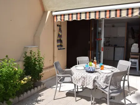 Studio cabine avec piscine, plage directe, terrasse et parking - Animaux acceptés - Photo 1
