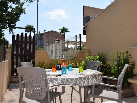 Studio cabine avec piscine, plage directe, terrasse et parking - Animaux acceptés - Photo 6