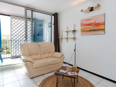 Appartement T2 bord de mer 2 pers, animaux admis, parking public, location draps & serviettes - Photo 1