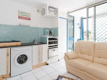 Appartement T2 bord de mer 2 pers, animaux admis, parking public, location draps & serviettes - Photo 12