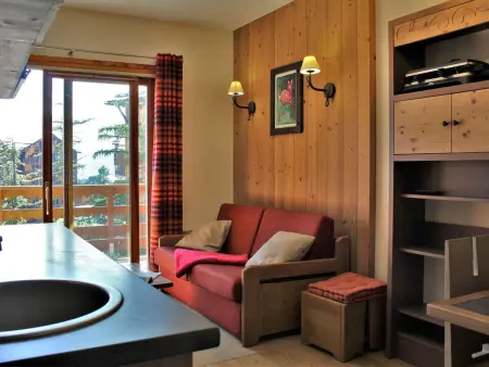 Appartement cosy 2 pièces avec balcon, piscine, sauna et accès direct aux pistes - 5 couchages, Risoul - Photo 1