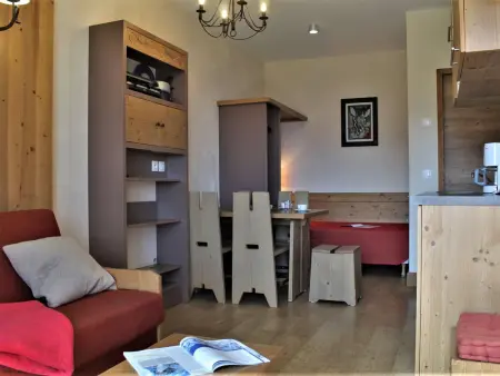 Appartement cosy 2 pièces avec balcon, piscine, sauna et accès direct aux pistes - 5 couchages, Risoul - Photo 2