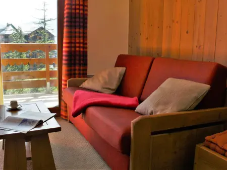 Appartement cosy 2 pièces avec balcon, piscine, sauna et accès direct aux pistes - 5 couchages, Risoul - Photo 4