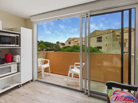 Studio pour 4, terrasse sud-est, parking privé, Appartement 4 personnes à Marseillan Plage - Photo 5