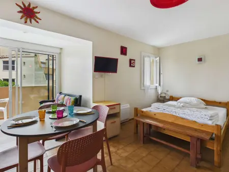 Studio pour 4, terrasse sud-est, parking privé, Appartement 4 personnes à Marseillan Plage - Photo 9