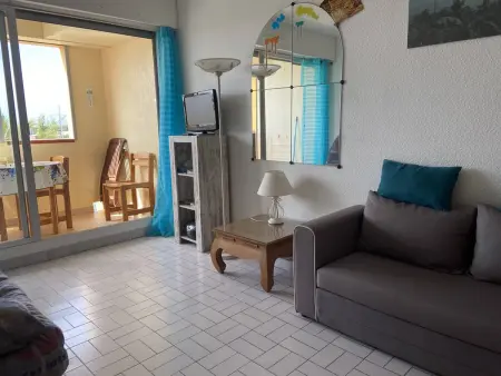 Studio 4 pers avec piscine et parking à 1200m de la plage - Photo 7
