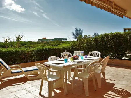 Appartement rénové en front de mer, 3 pièces, terrasse, parking, tout équipé, idéal familles, 6 pers. - Photo 1
