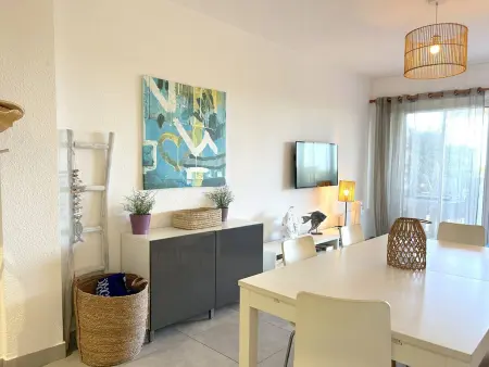 Appartement rénové en front de mer, 3 pièces, terrasse, parking, tout équipé, idéal familles, 6 pers. - Photo 5