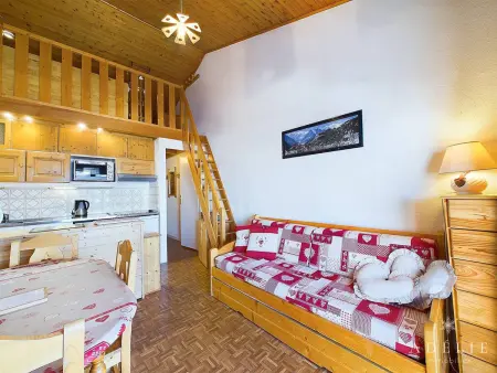 Studio Cabine et Mezzanine pour 4 pers à Montvalezan-La Rosière - Photo 3